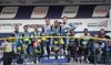 2 Yamahas encadrent une Suzuki à Oschersleben