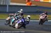 Départ de la première manche supersport sur des oeufs