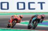 Après 23 tours en tête, Quartararo a dû se contenter de la 2e place au MotoGP de Rimini