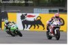 Florian Marino ( Kawasaki N°21) est resté dans les roues de Michael VD Mark jusqu'au 7e tour !