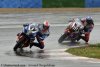 Duel sous la pluie pour la Suzuki N°1 et la Honda N°111