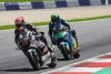 Zarco passe Morbidelli alors qu'il ne reste que 8 tours de course en Moto2.