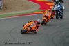 Déco spéciale pour les Honda officielles lors du GP d'Aragon