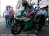 Après 3 heures de course un problème d'étrier