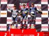 Le podium du Mondial supersport de Thaïlande est trusté par les Yamaha. 