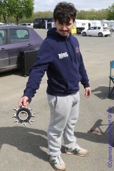 Chaleur avec un moyeu de roue cassé !