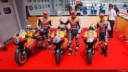 Une 1ere ligne 100% Honda à Sepang