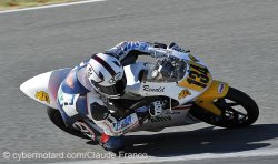 125-moto 3 : Renald Castillon Gioanni champion cadet 