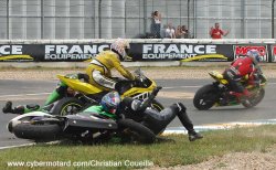 Supersport : Départ mouvementé