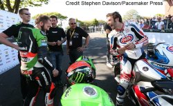 Superbike parade Lap pour Sylvain Guintoli