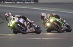 Duel d'anthologie entre la Yamaha 94 et la Kawa officielle