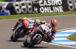 La chance a bien aidé Michael VD Mark lors de cette épreuve de Donington