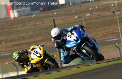 Valentin Debise devance un officiel Yamaha !