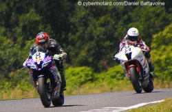 Dimanche, course 2, Thibaut Doutre et Tanguy Zaepfel en lutte pour la 2e place