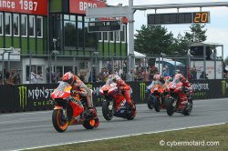 Une course réduite à 20 tours