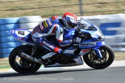 Vincent Philippe (Suzuki-Dunlop) 2 fois troisième