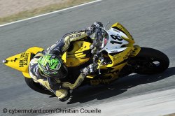David Perret (Yamaha-Dark Dog) toujours là !