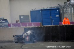 Chaud au virage du raccordement