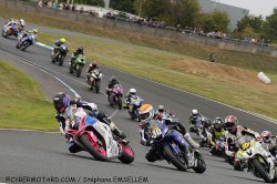 Holeshot de Cedric Tangre dans la 2e manche