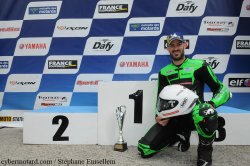 Champion de France supersport 600 à 3 courses de la fin de saison