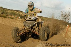 <A name="rochereauloon13">Keveen Rochereau au pied du podium de La Ronde des Sables Quad 2013</A>