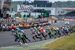 Le départ de la 40e édition des 24h Motos