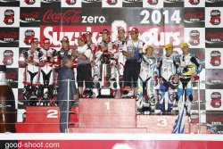 Le podium des 8H de Suzuka version 2014