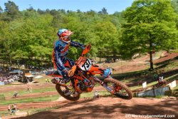 Progrès récompensés par le podium MX1 de Bitche pour Valentin Teillet