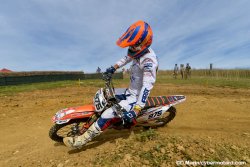 Une crevaison en fin de manche 2 MX1 ôte un excellent résultat à Julien Roussaly à Bourguignons