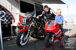 Tom, mascotte du paddock