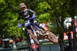Jorgen Matthias Talviku au pied du podium Juniors à Bitche
