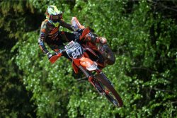Une chute au premier départ a pénalisé Florian Miot au cours des deux manches de Bitche