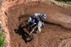 Enzo Polias, protagoniste de l'un des duels de la manche 1 Juniors à Bitche
