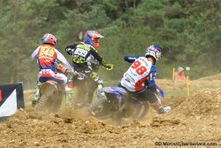 L'instant où Mathéo Miot a perdu la 2e place de la manche 2 à Bourguignons