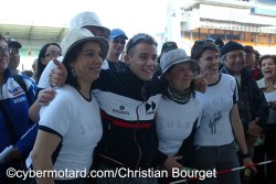 Jules Cluzel et ses fans.
