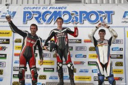 Podium moins de 850 cm3 Course 1
