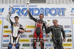 Podium moins de 850 cm3 Course 2