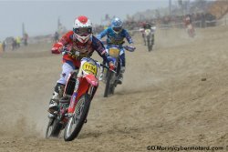 Abandon sur chute pour Xavier Boog à l'Enduropale du Touquet 2018