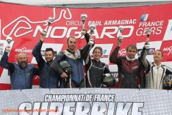 Podium F2, première course