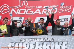 Podium F1 de la seconde course