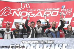 Podium F2 de la seconde course