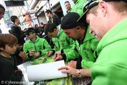 Les fans des verts