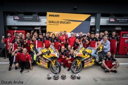 Les Ducati à la fête à Misano