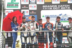Podium de la seconde course