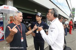 Mick Doohan pour fêter les 60 ans de compétition de Honda
