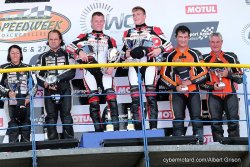 Podium F2 de la Sprint Race
