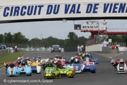 Départ des sides de la première course