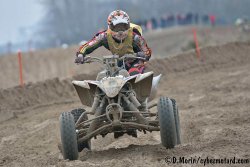 Matthieu Vanstrazeele au pied du podium de la Ronde des Sables de Loon-Plage 2014