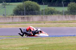 Ismaêl Bénayad et Thibault Loiret en grass-track