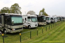 Les camping-cars des pilotes